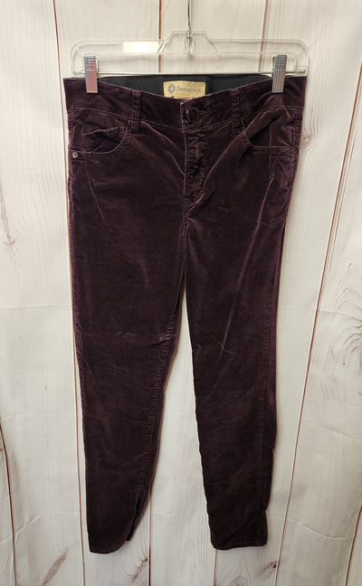 Democracy Women's Size 6 Purple Pants