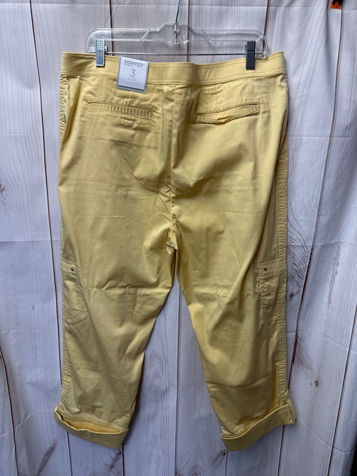 Zenergy - Chico's Women's Size 3 = US 16 Yellow Pants
