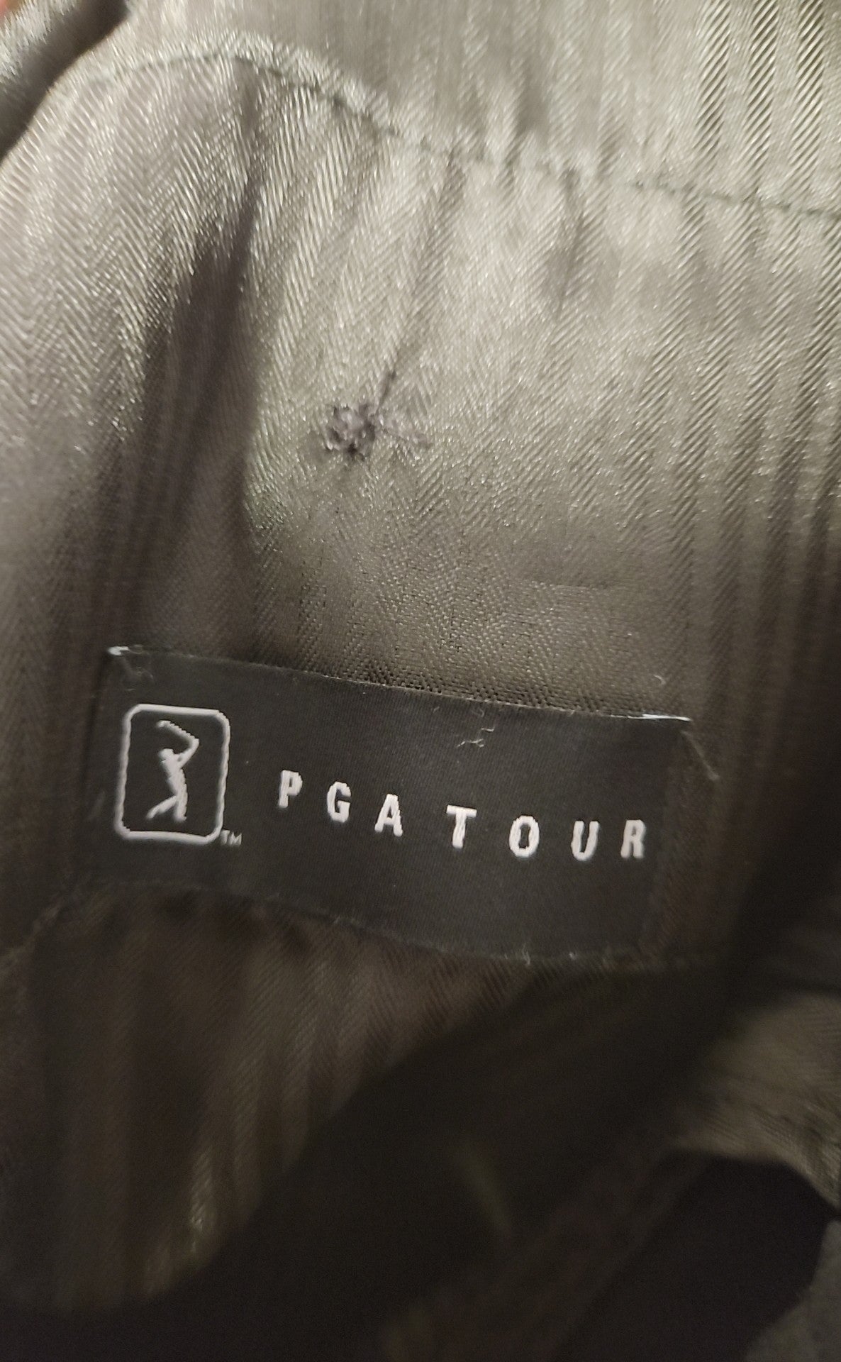 PGA Tour Men's Size 40x30 Black Pants