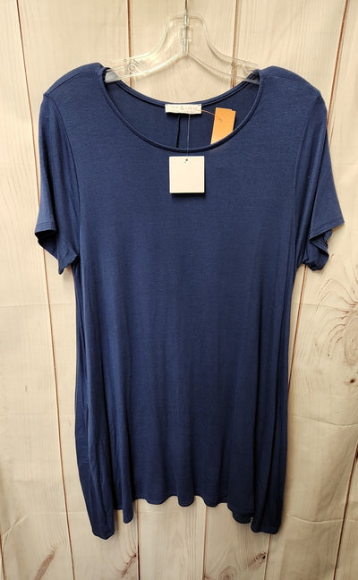NWT Nic & Lulu Women's Size M Blue Dress