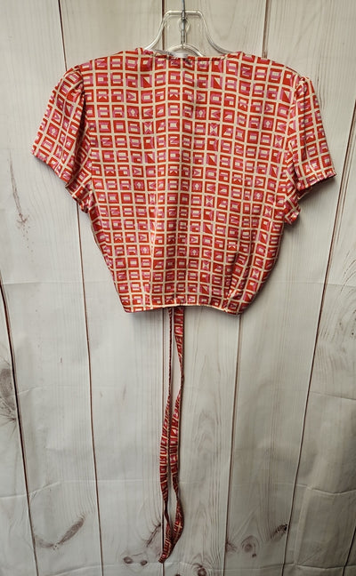 Lulus Women's Size XS Red Short Sleeve Top