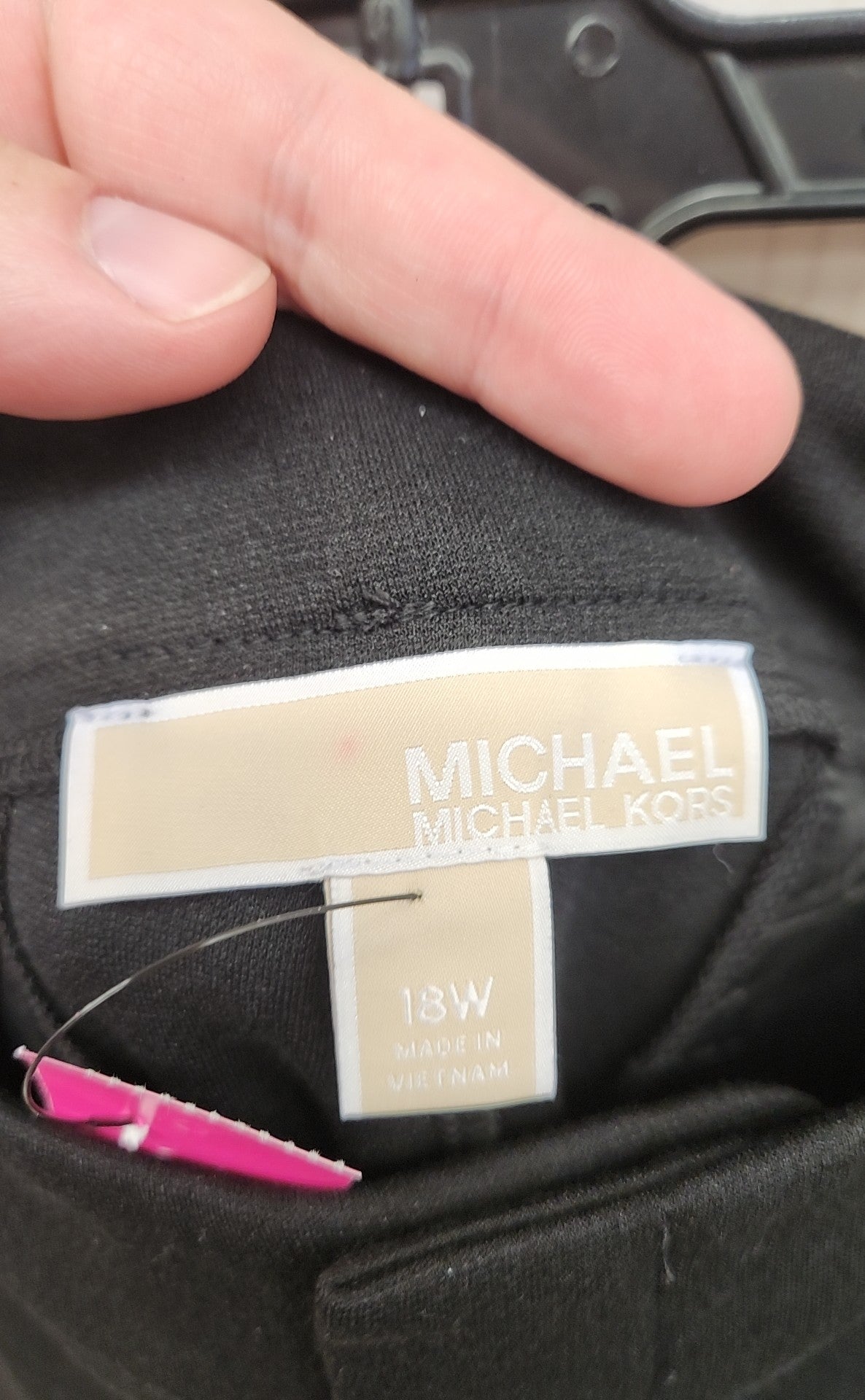 Michael Kors Women's Size 18W Black Pants NWT