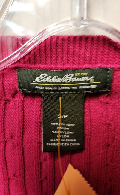 Eddie Bauer Women's Size S Pink Sweater