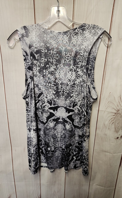 Apt 9 Women's Size XL Gray Sleeveless Top