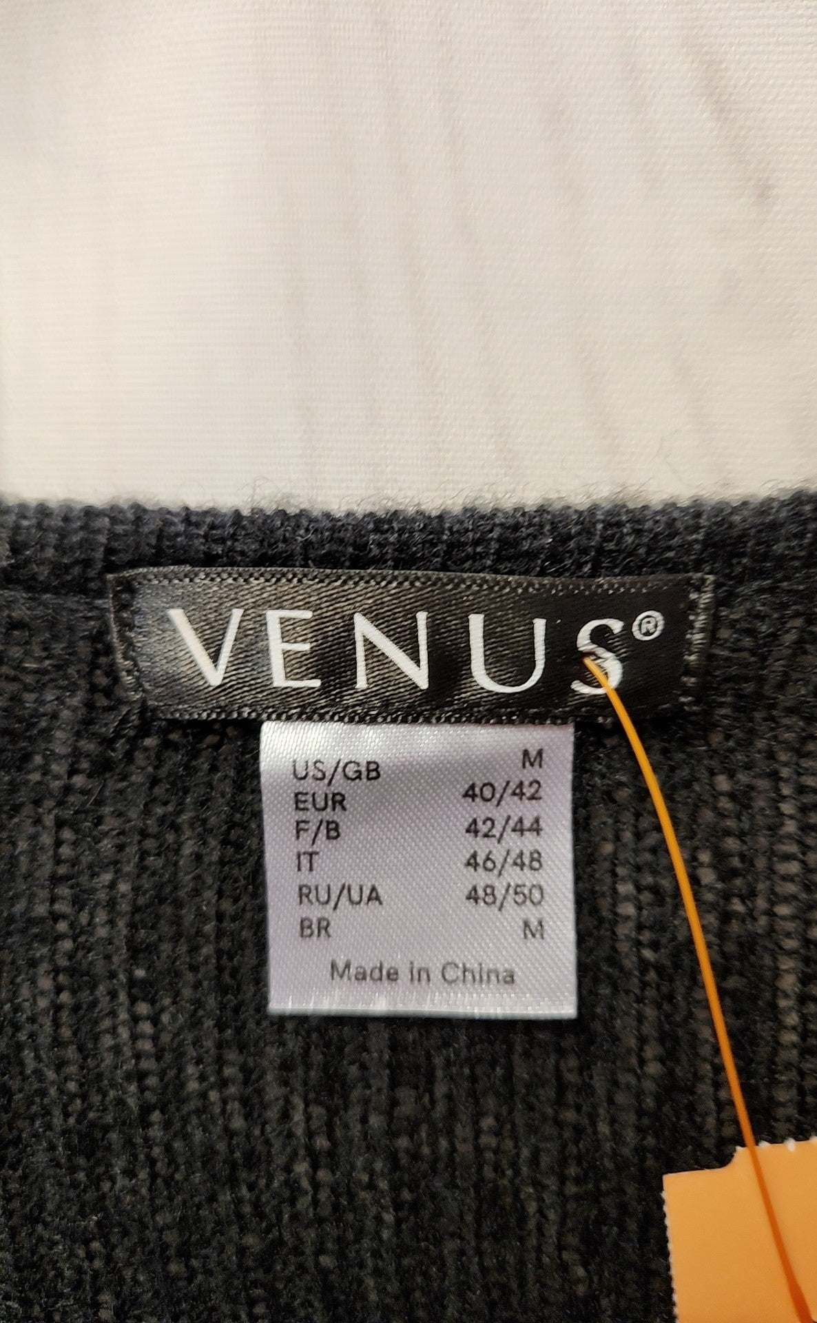 Venus Women's Size M Black Knit Dress