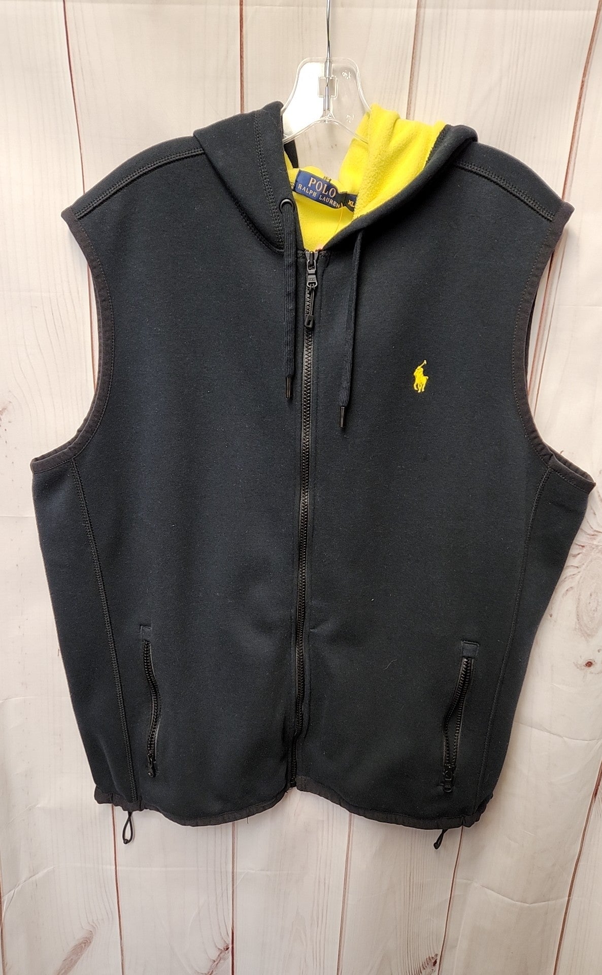 Polo by Ralph Lauren Men's Size XL Black Vest