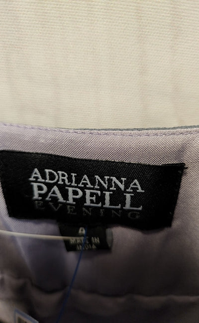 Adrianna Papell Women's Size 4 Gray Dress