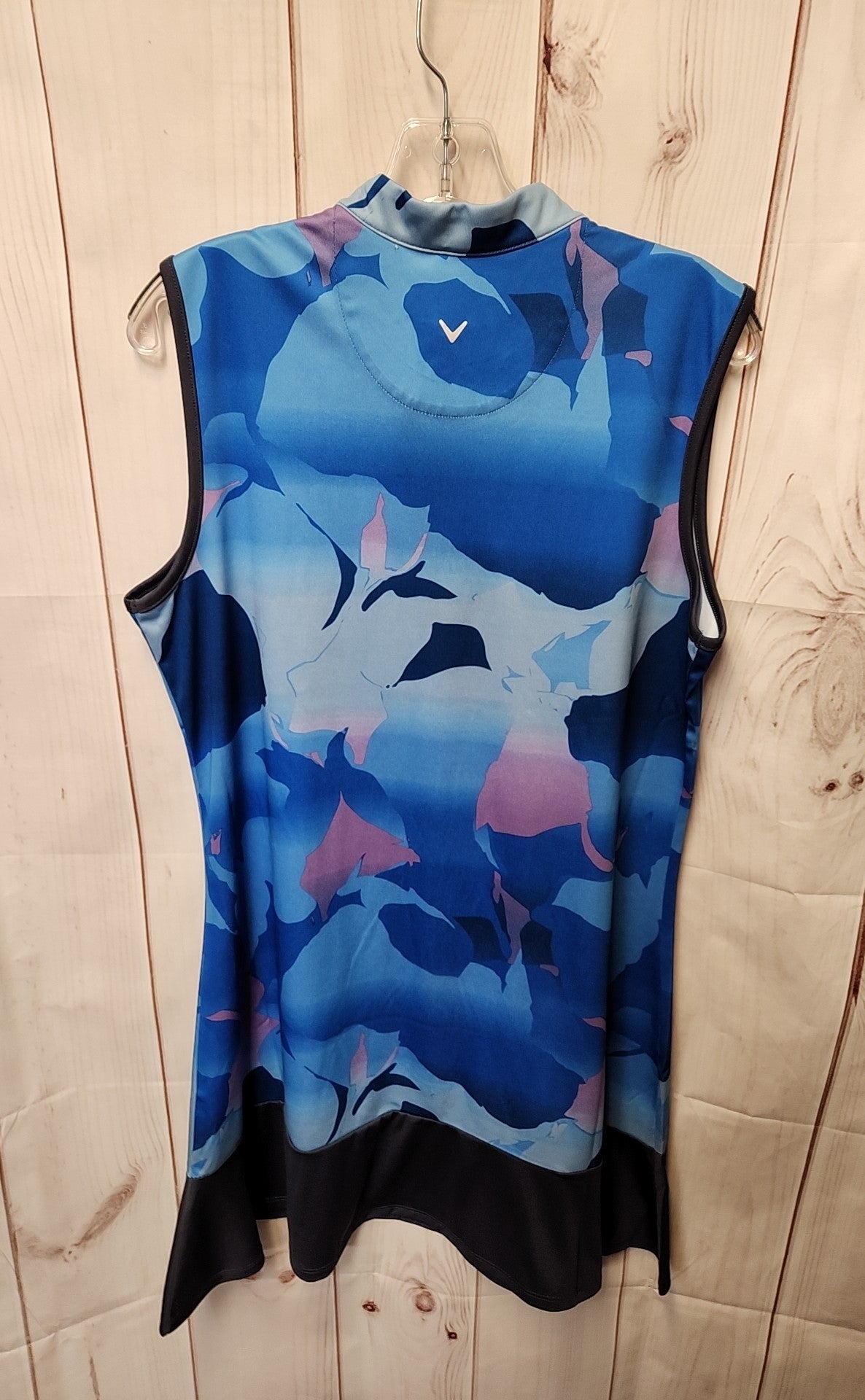 NWT Callaway Women's Size L Blue Dress