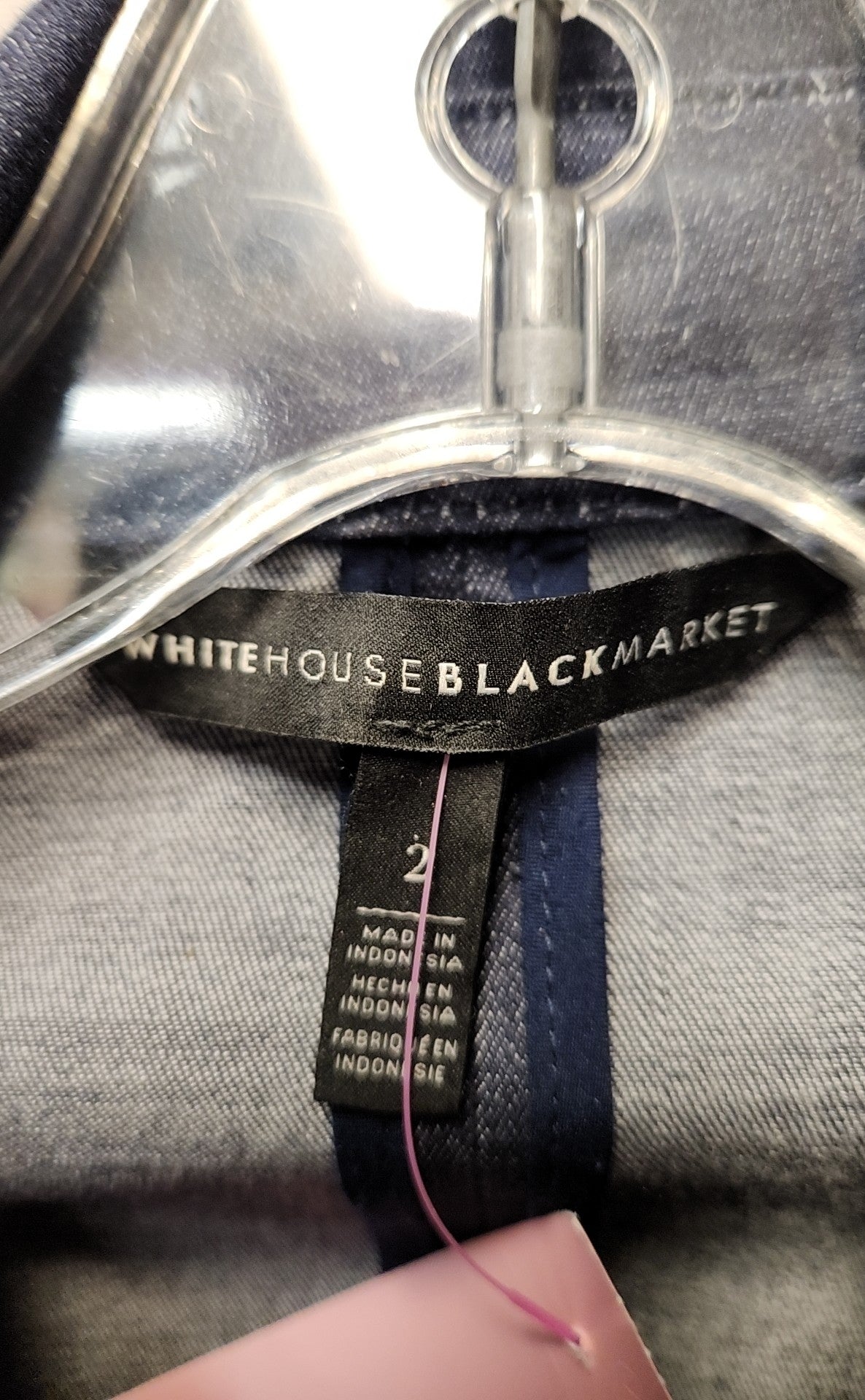 White House Black Market Women's Size 2 Navy Jacket