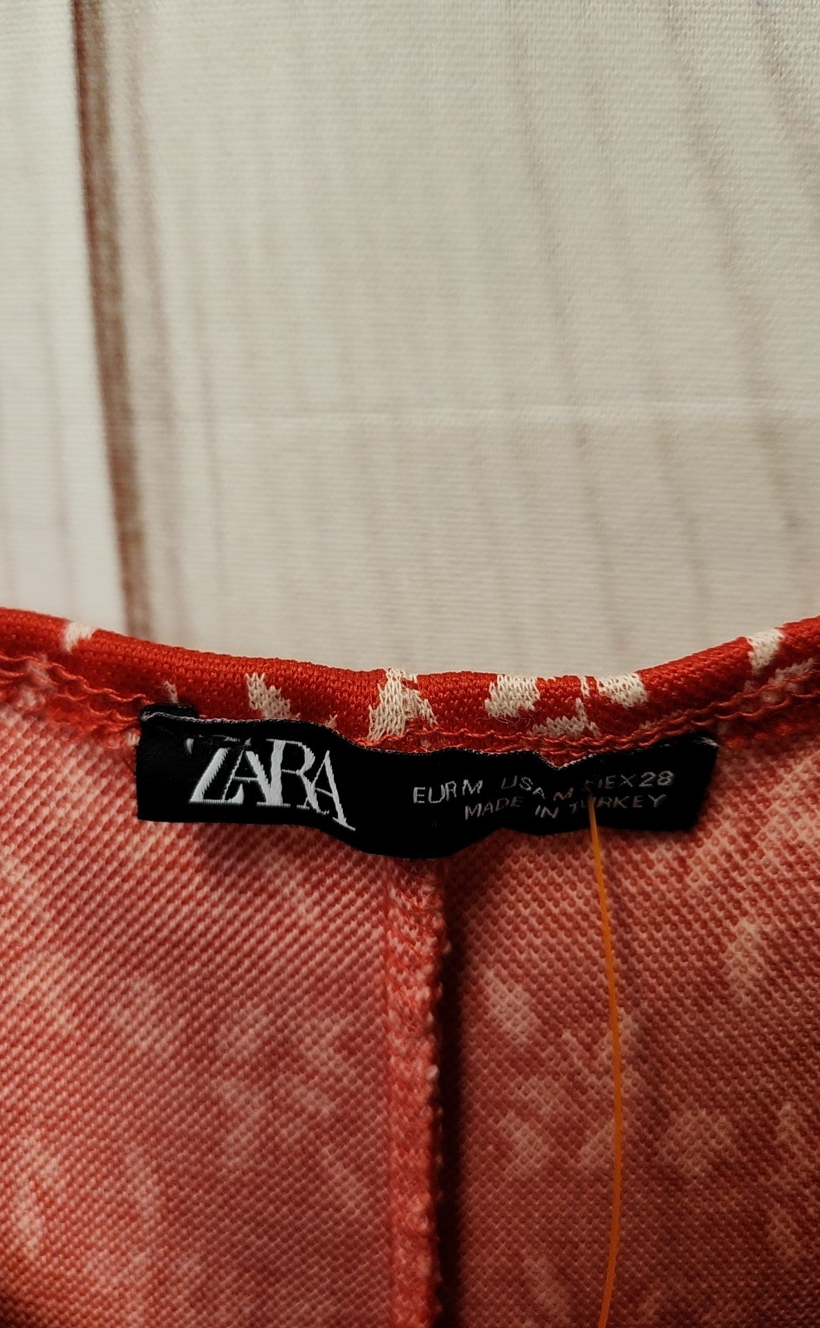 Zara Women's Size M Red Floral Dress