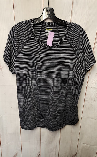 Tek Gear Women's Size XXL Black Short Sleeve Top