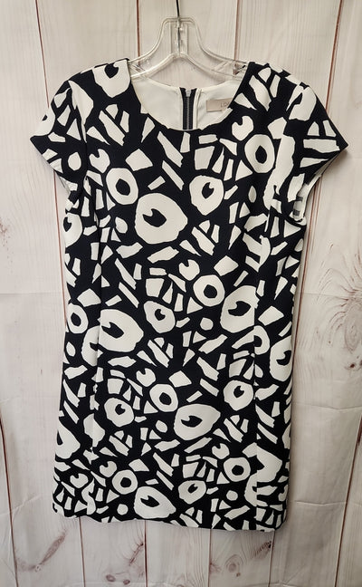 Loft Women's Size 8 Black & White Dress
