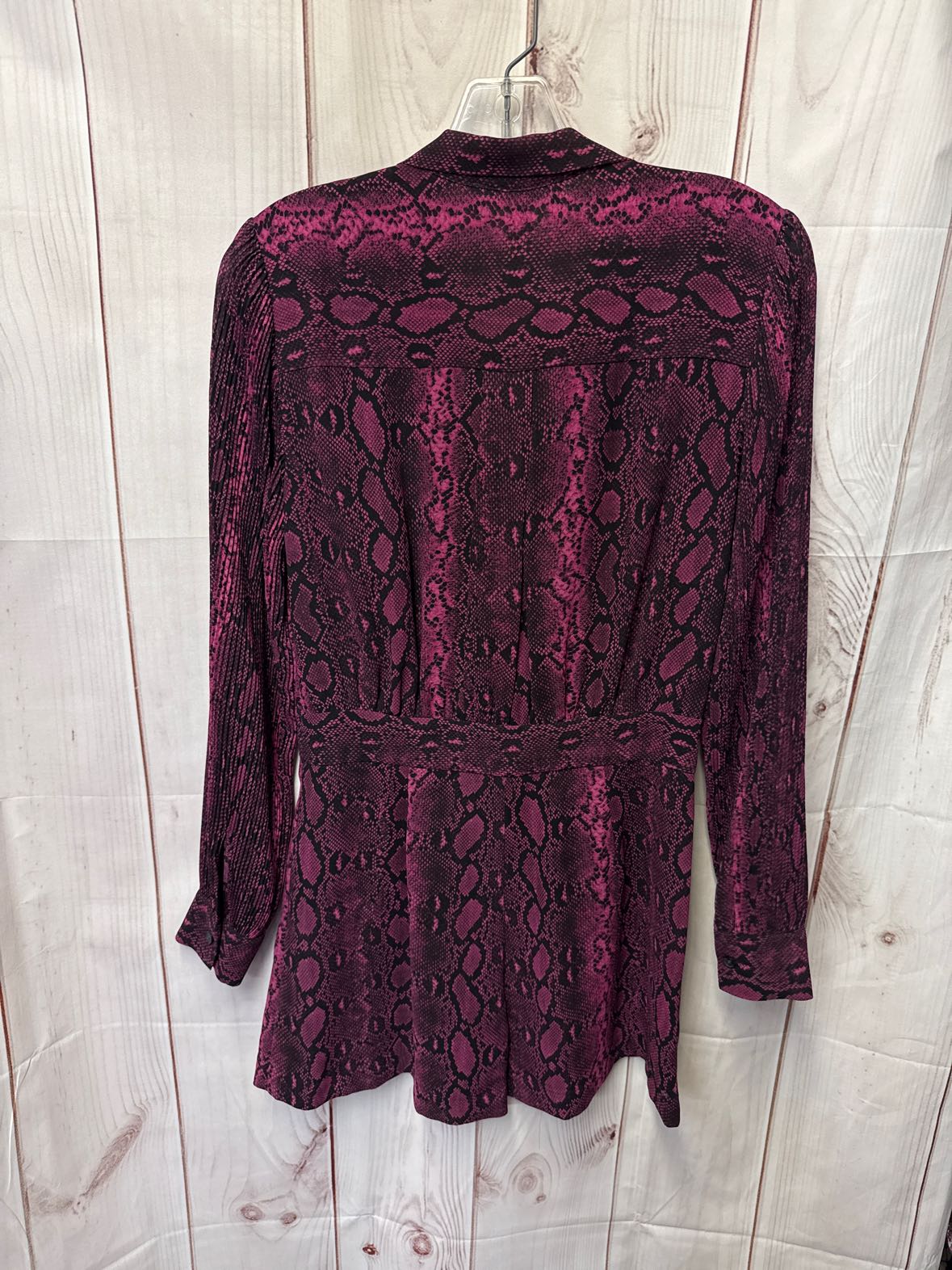 NWT Michael Kors Women's Size 2 Purple Snakeskin Romper