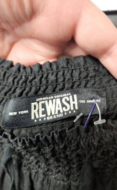 Rewash Women's Size M Black Pants