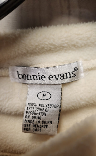 Bonnie Evans Women's Size M Off-White Sweater