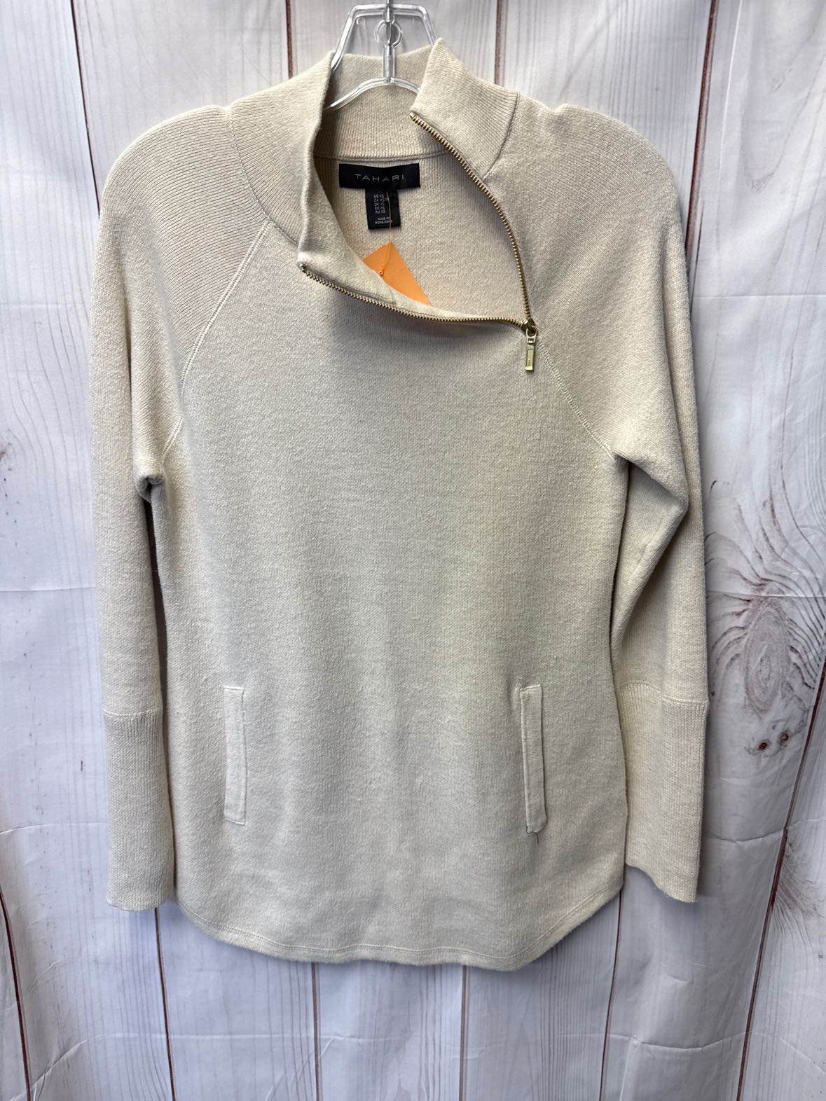 Tahari Women's Size XS Beige Sweater