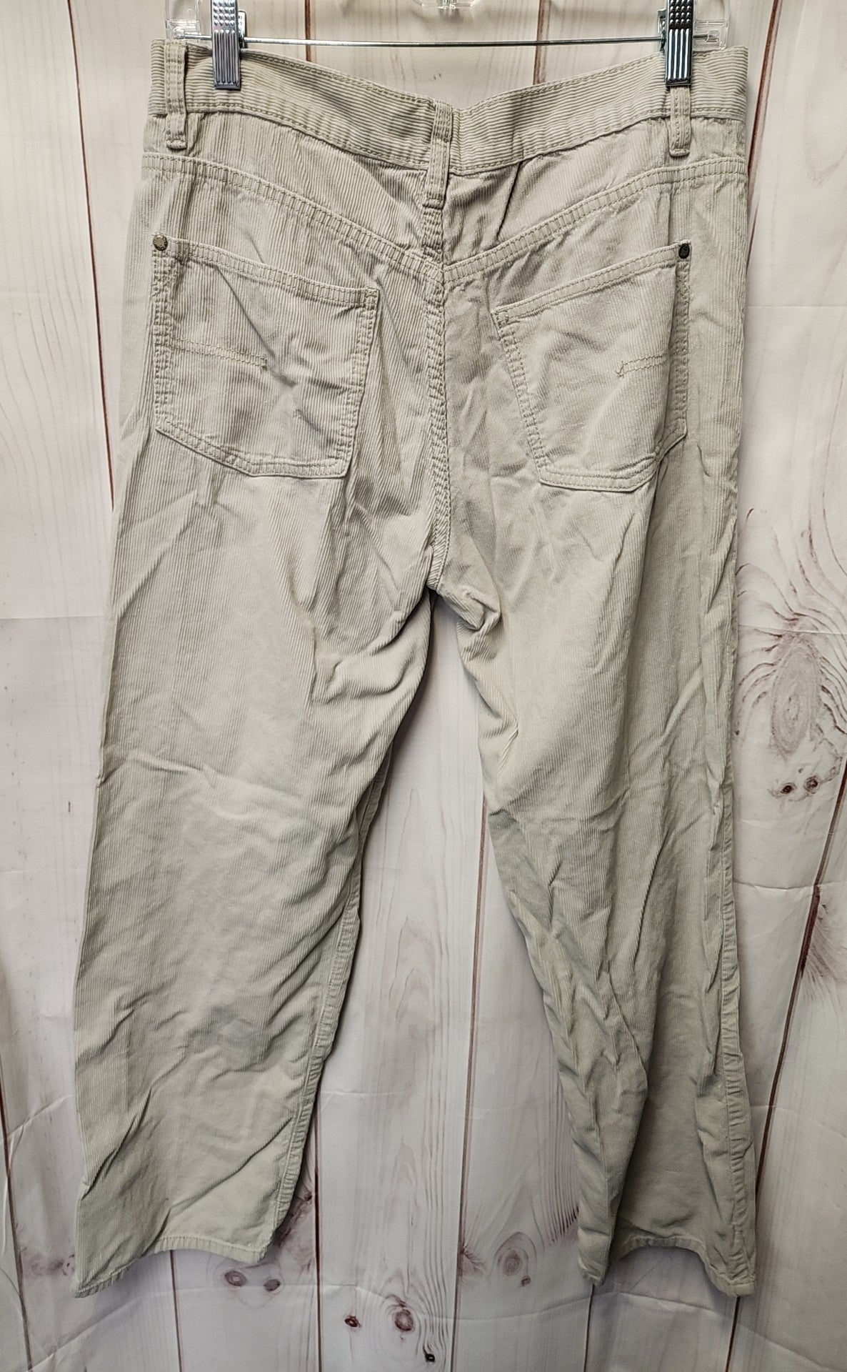 Calvin Klein Men's Size 34 Beige Corduroy Pants Straight Leg