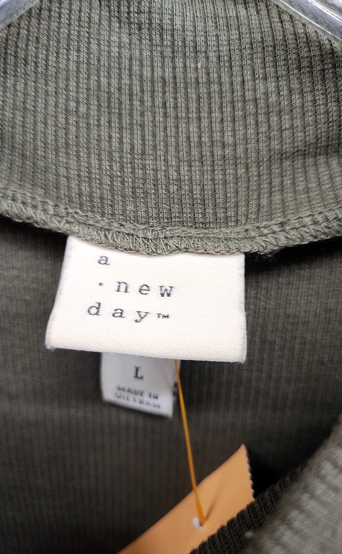 A New Day Women's Size L Olive Green Dress