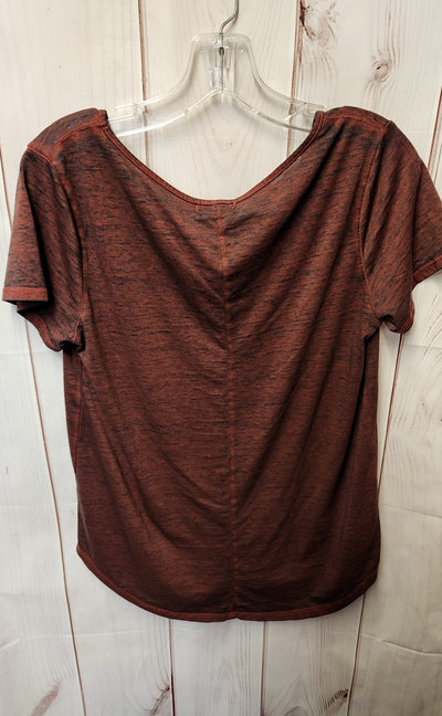 Sheila Rose Women's Size XL Red Short Sleeve Top