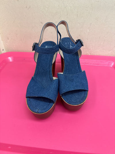 Mix No6 Women's Size 8-1/2 Blue Pumps