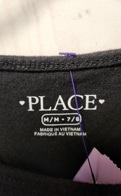 Place Girl's Size 7/8 Black Dress