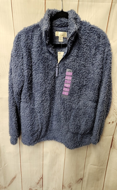 NWT Cuddl Duds Women's Size S Blue Sweatshirt