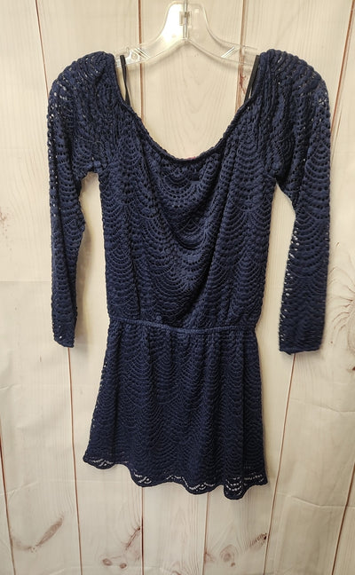 NWT Lilly Pulitzer Women's Size XS Lana Skort Romper True Navy Scalloped Shell