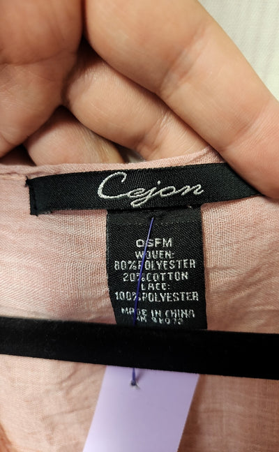 Cejon Women's Size One Size Pink Poncho