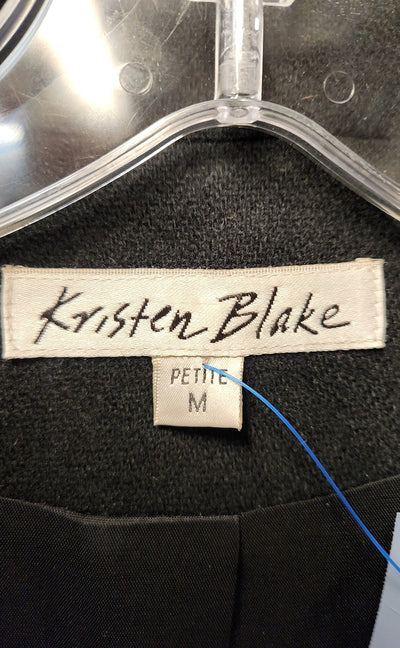 Kristen Blake Women's Size M Petite Black Blazer