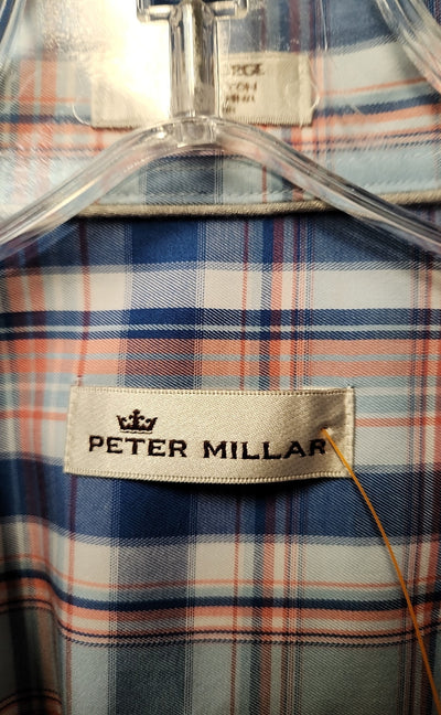 Peter MIllar Men's Size XL Blue Shirt