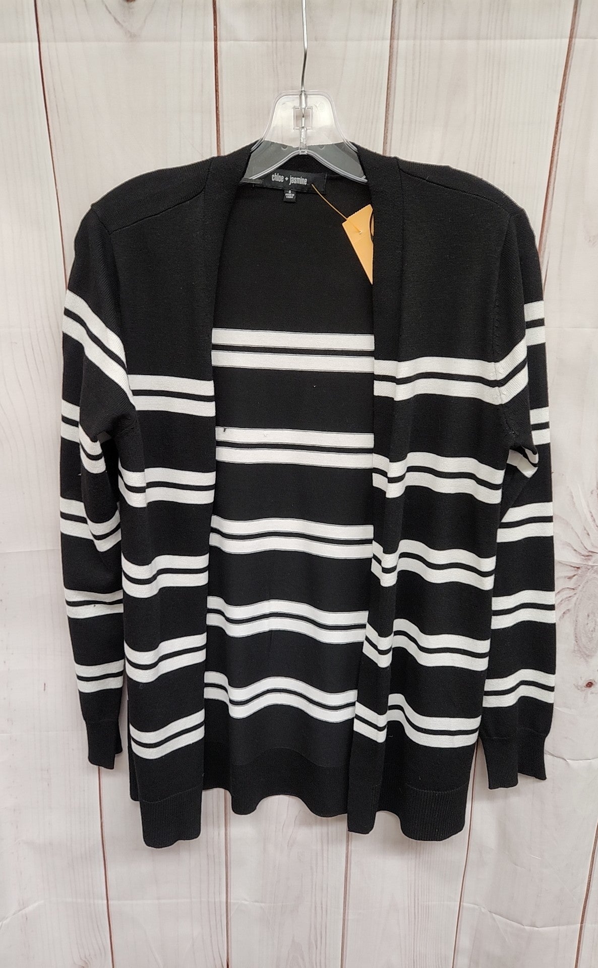 Chloe & Jasmine Women's Size S Black & White Cardigan