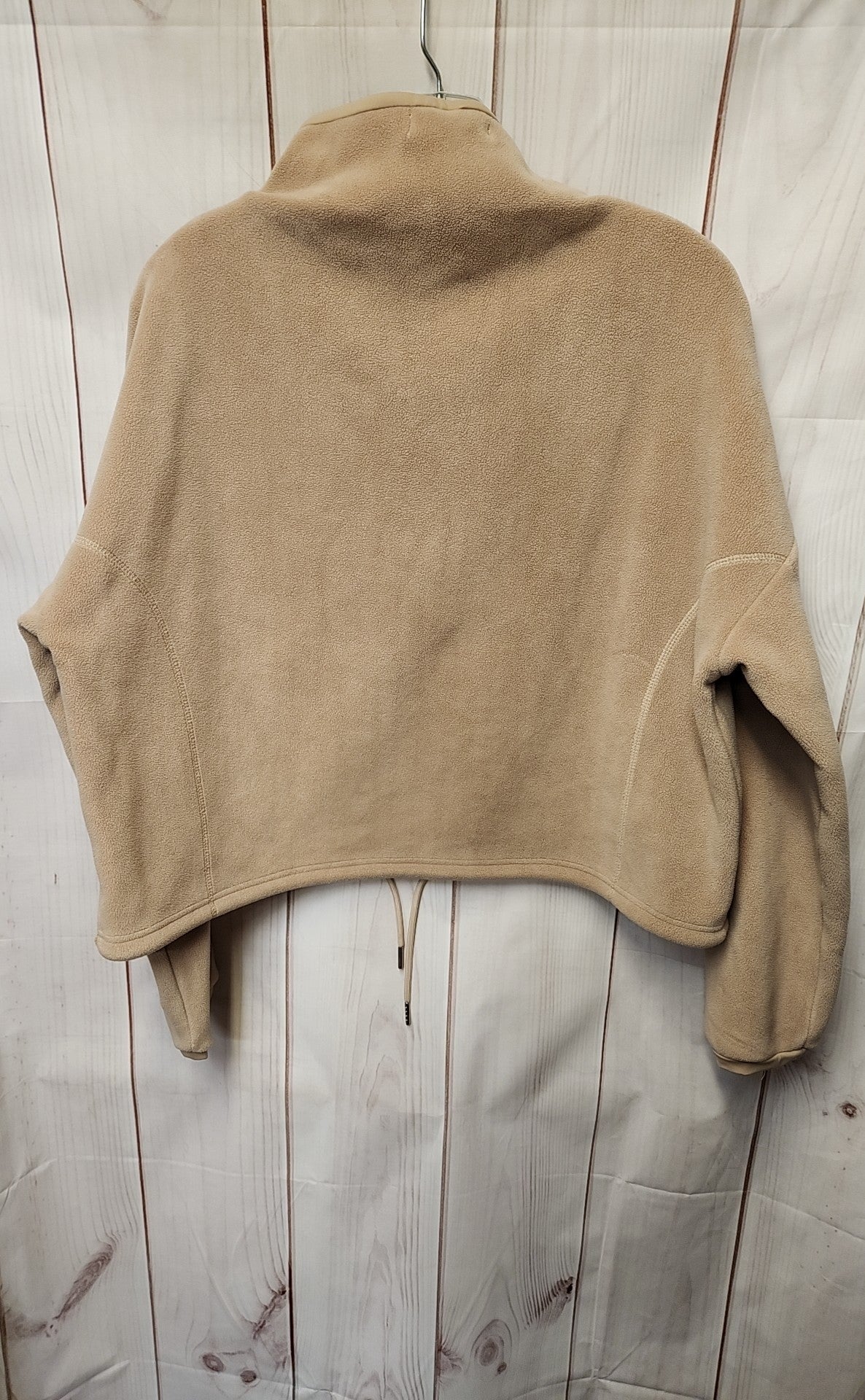 Qinsen Women's Size M Beige Sweatshirt