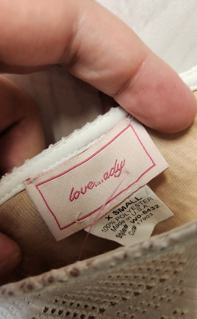 Love...ady Women's Size XS White Dress