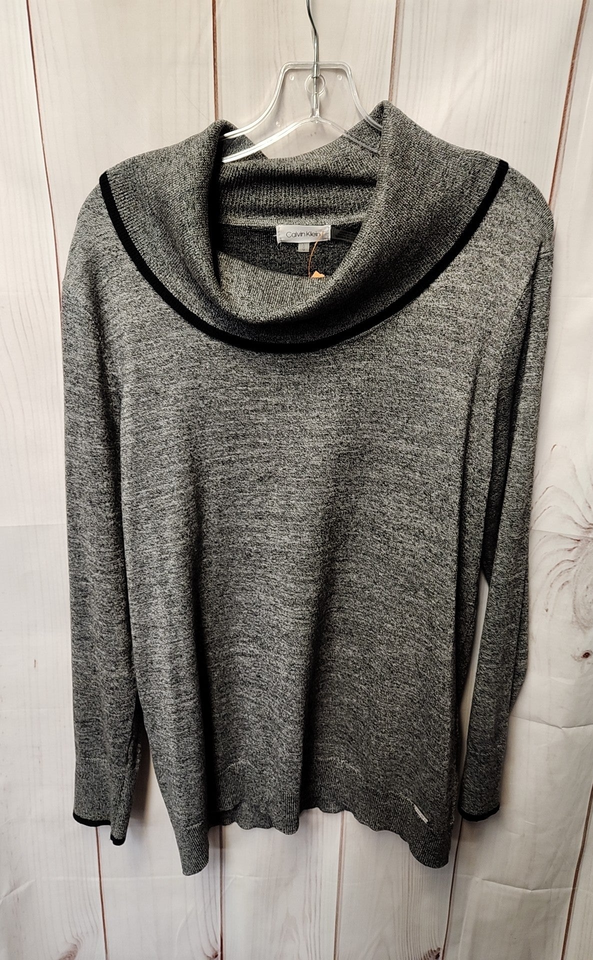Calvin Klein Women's Size L Gray Sweater