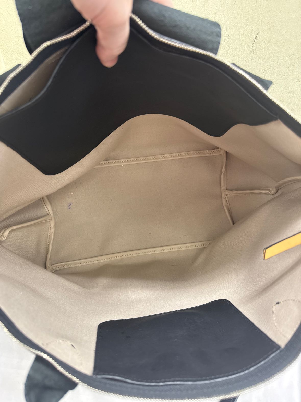 Longchamp Le Pliage City L Black Leather Tote Bag