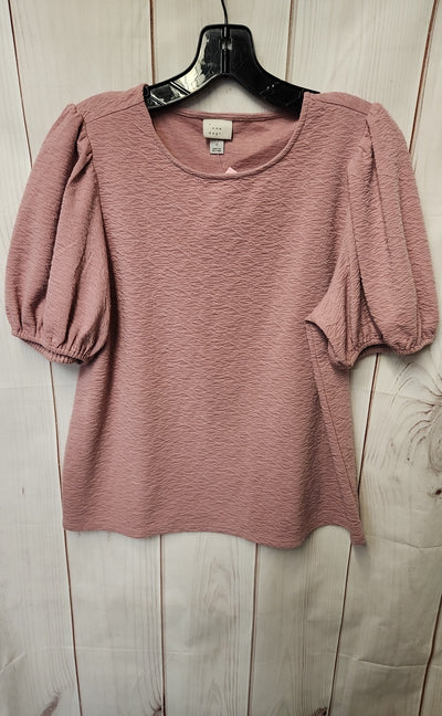 A New Day Women's Size S Pink Short Sleeve Top