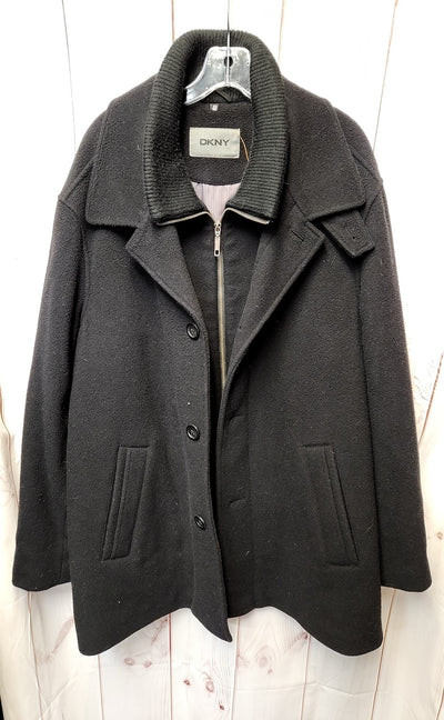 DKNY Men's Size 46 Black Jacket