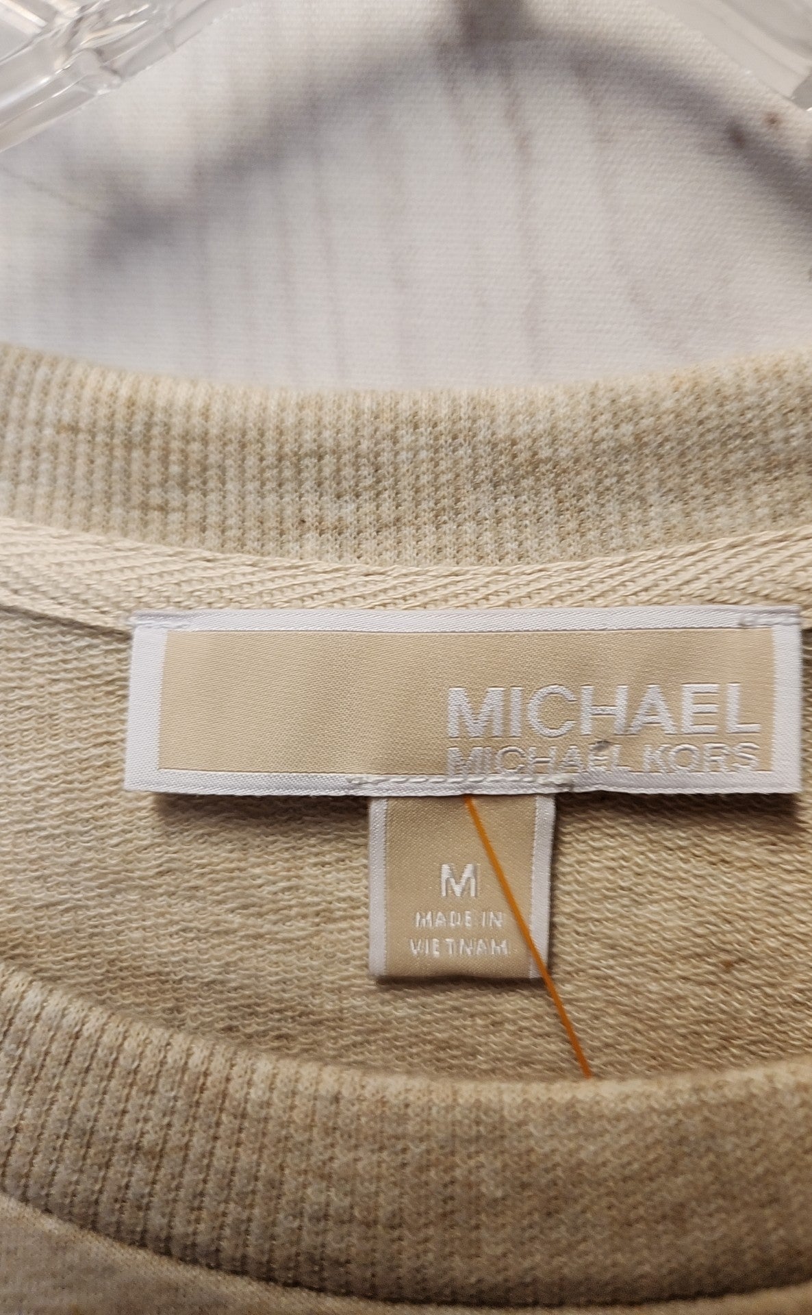 Michael Kors Women's Size M Tan Long Sleeve Top