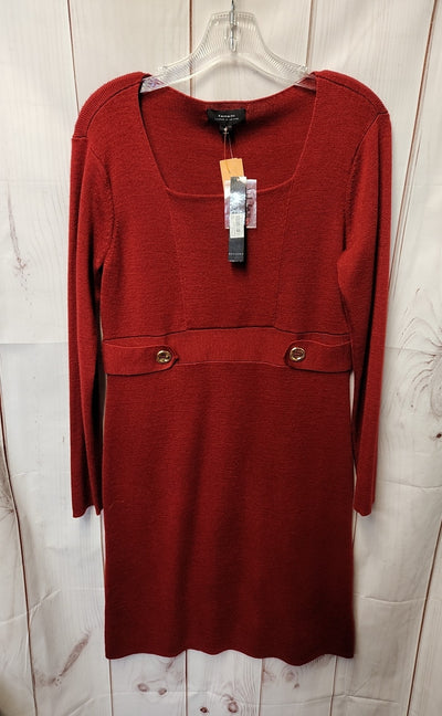 NWT Tahari Women's Size M Red Knit Dress