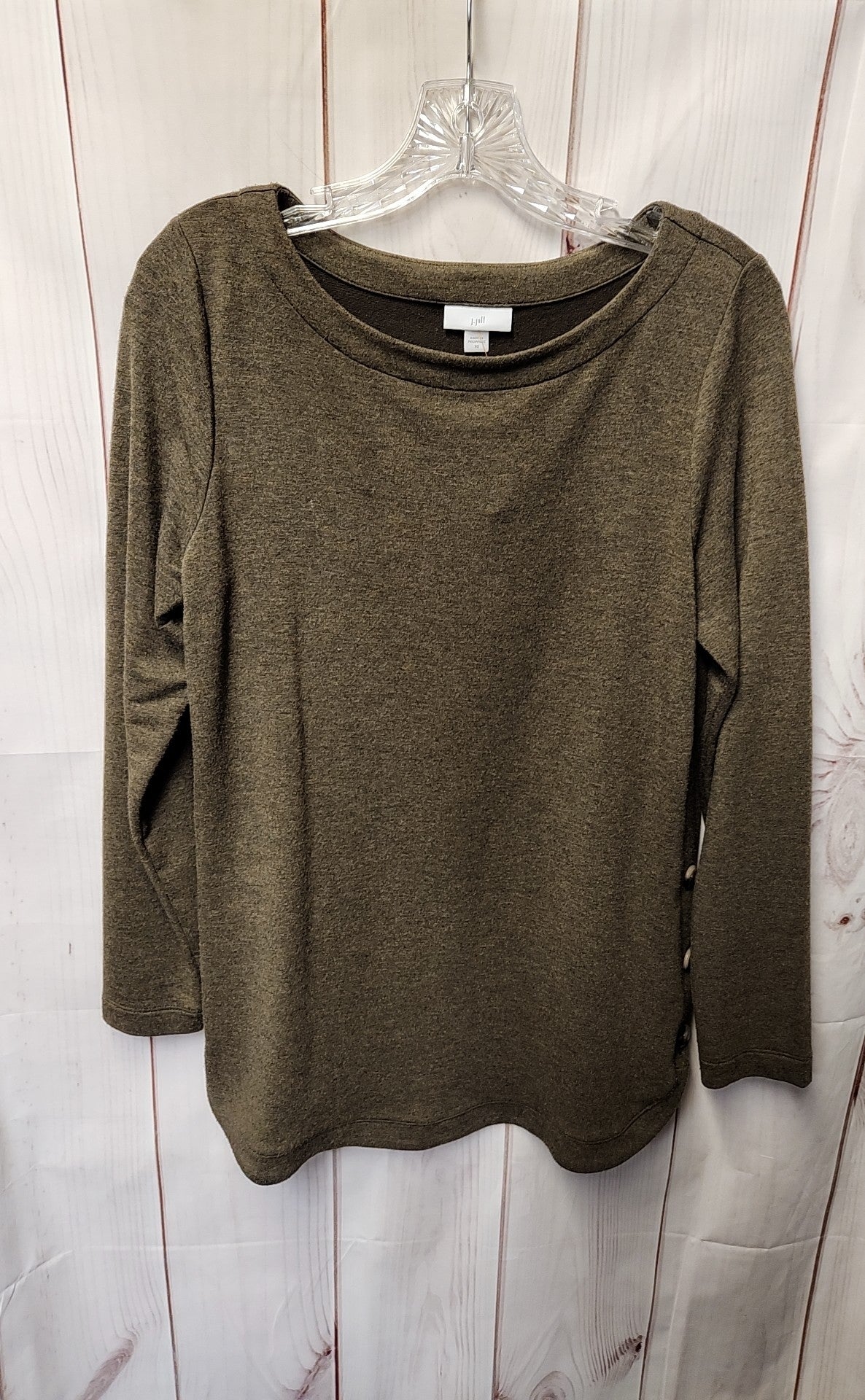 J Jill Women's Size XS Brown Long Sleeve Top