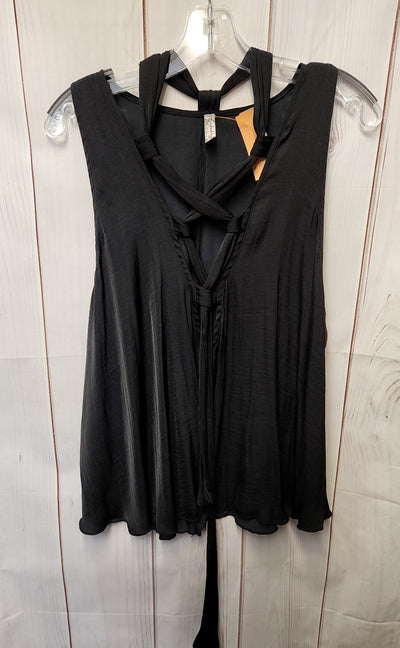 Free People Intimately Women's Size M Black Sleeveless Top