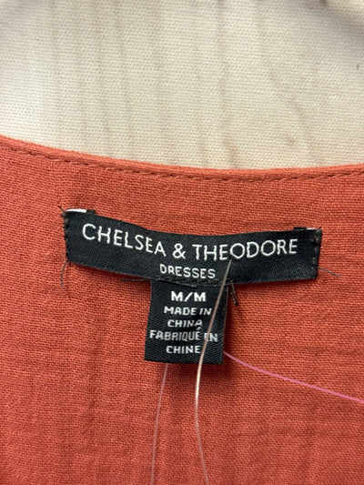 NWT Chelsea & Theodore Women's Size M Orange Dress