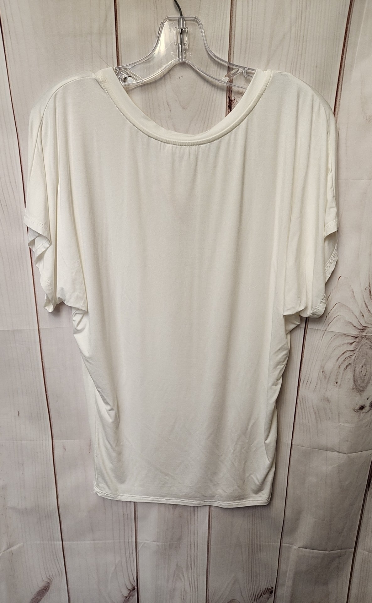 Sivana Women's Size XS White Short Sleeve Top