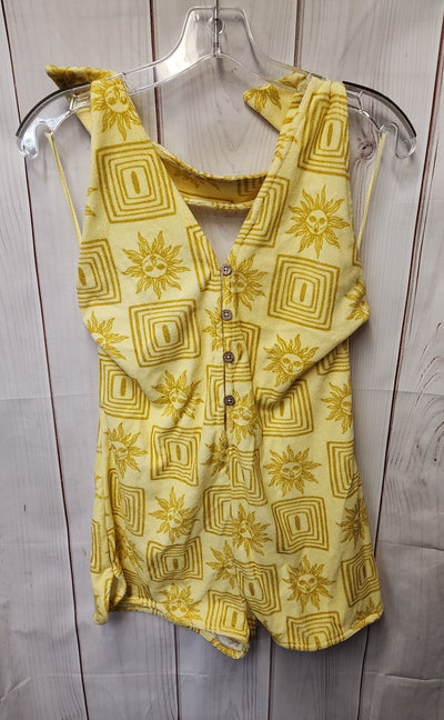 Urban Outfitters Women's Size L Yellow Romper