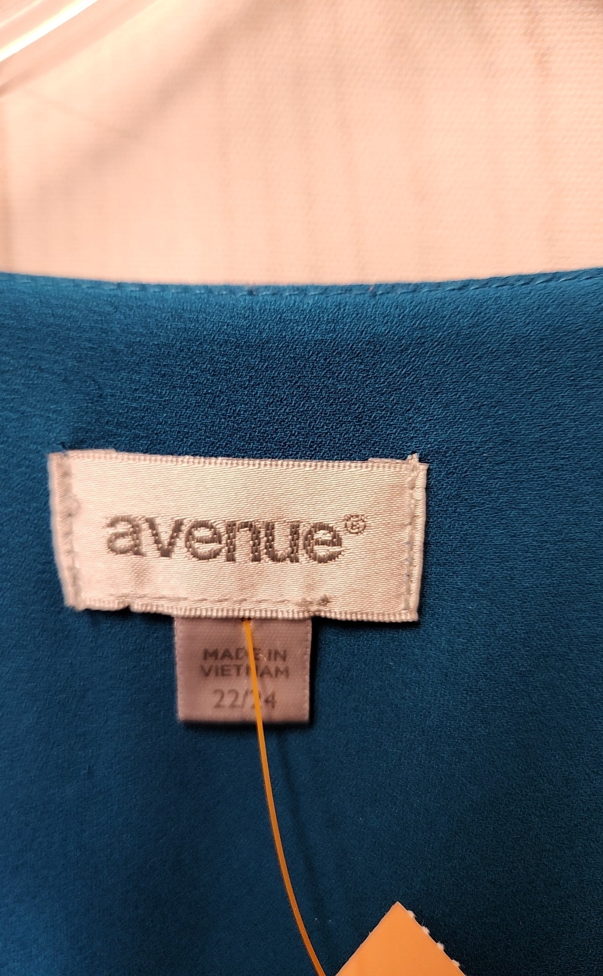 Avenue Women's Size 22/24 Teal Long Sleeve Top