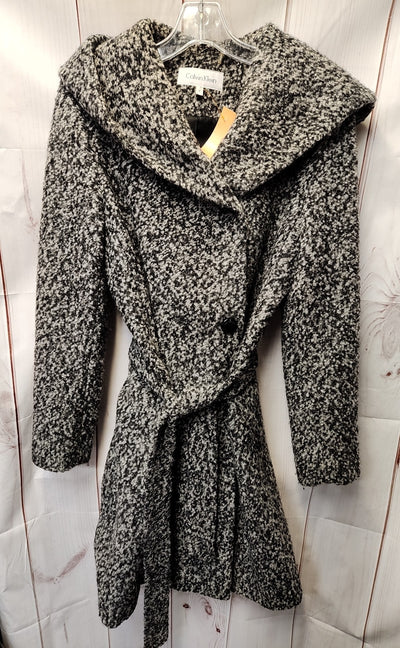 Calvin Klein Women's Size 4 Gray Coat