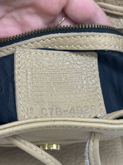 VTG Coach 4929 Sonoma Small Tan Pebbled Leather Backpack