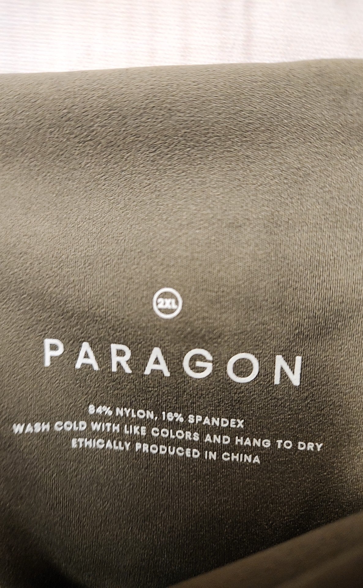 Paragon Women's Size 2XL = L Olive Green Leggings