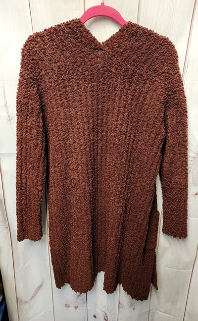 Pink Rose Women's Size M Brown Cardigan