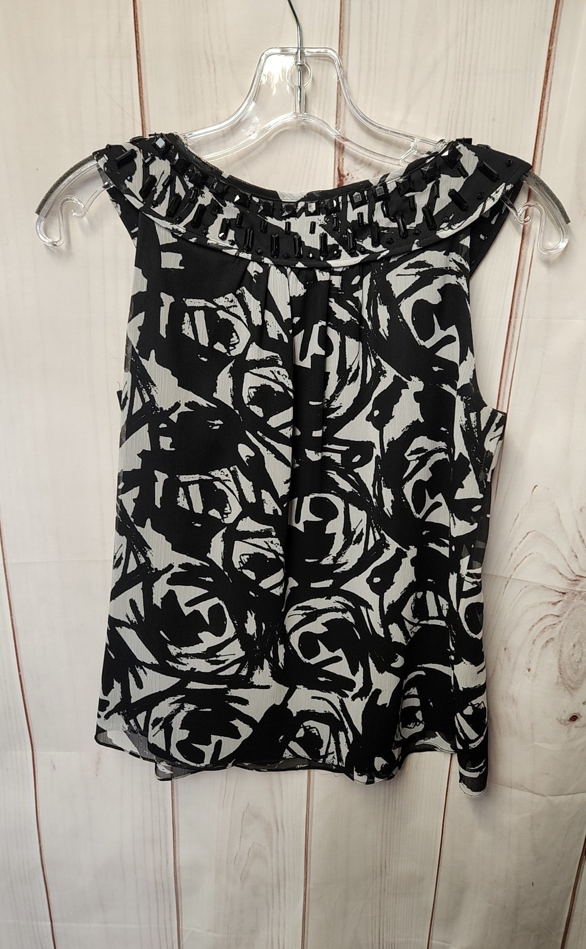 Calvin Klein Women's Size XS Petite Black Sleeveless Top